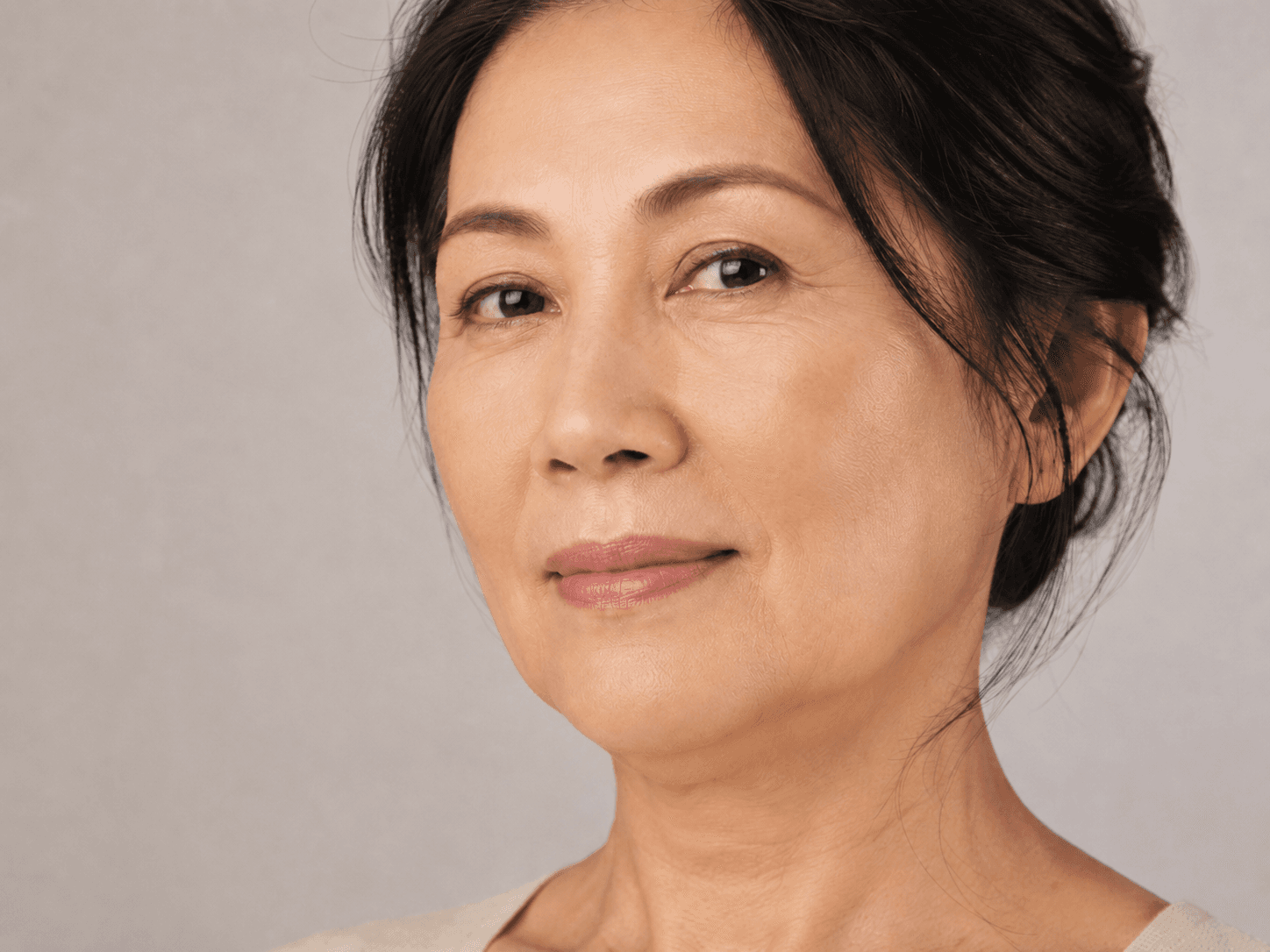 Da chảy xệ, kém săn chắc