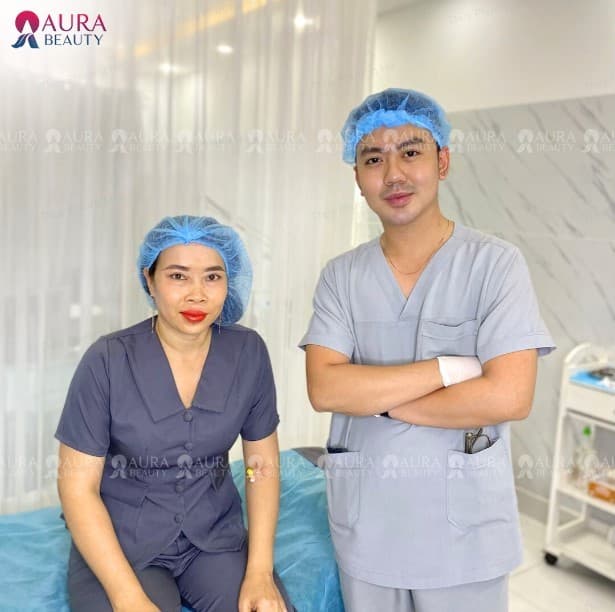 Kết quả phun môi tại Thẩm mỹ viện Aura 