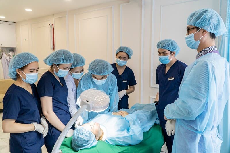 Đội ngũ bác sĩ tại thẩm mỹ viện