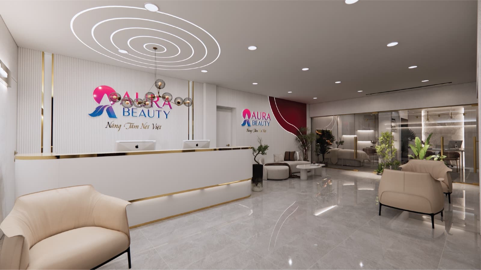 Không gian Aura Beauty Cần Thơ 1