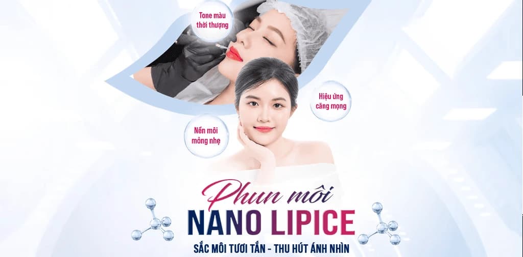 Khử thâm môi Nano sở hữu đôi môi căng bóng, mềm mại, tự nhiên