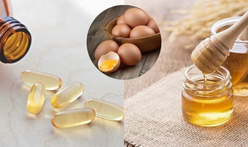 Mặt nạ lòng đỏ trứng gà trị nám kết hợp với vitamin E