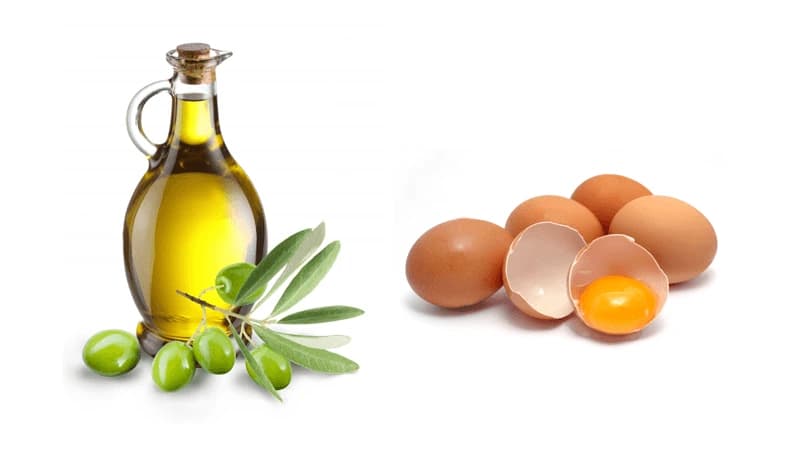 Làm đẹp da bằng dầu oliu và lòng đỏ trứng gà