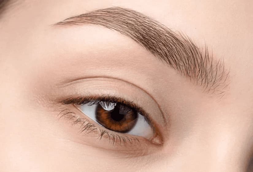 Kết quả phun xăm chân mày ombre cực kỳ tự nhiên