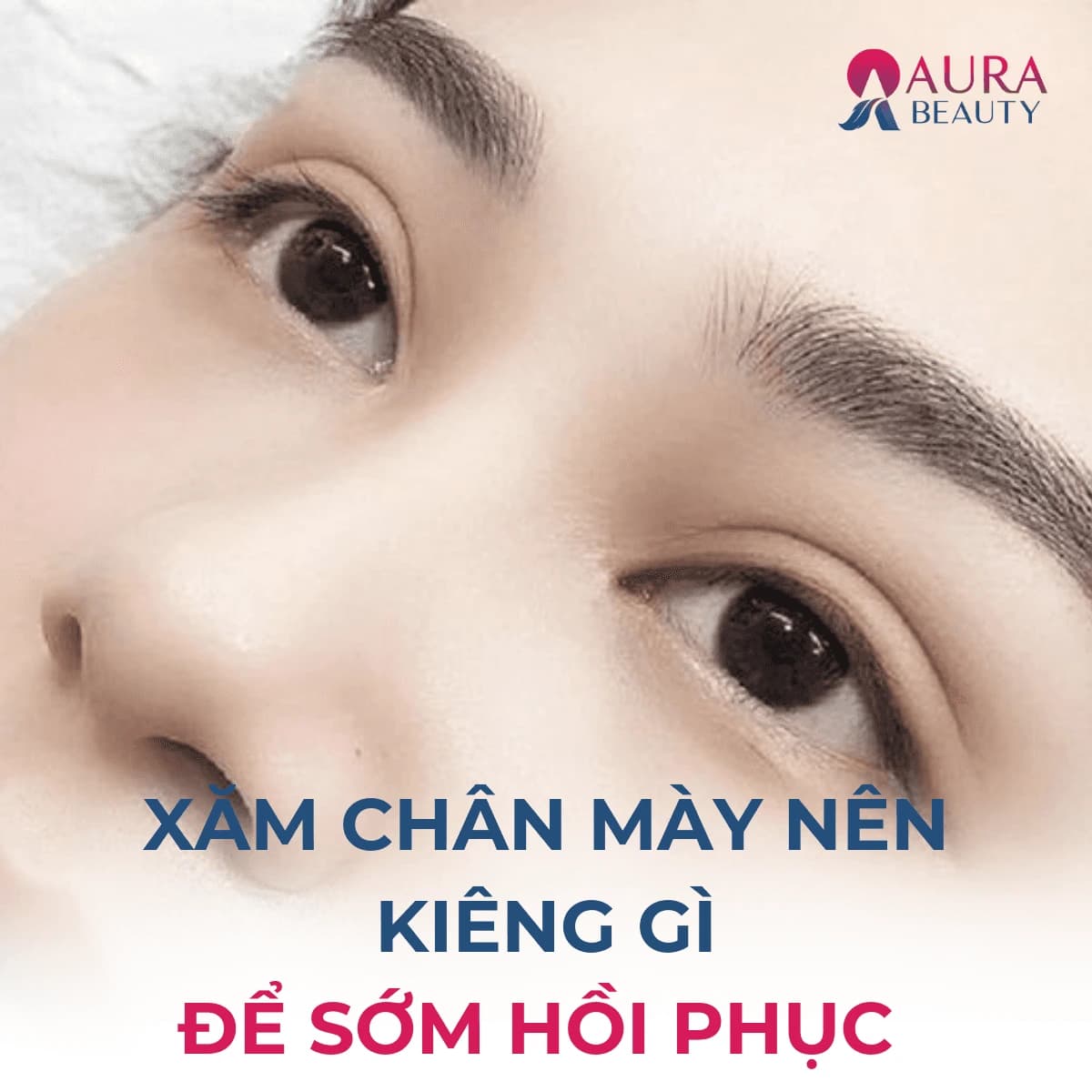xăm chân mày nên kiêng gì