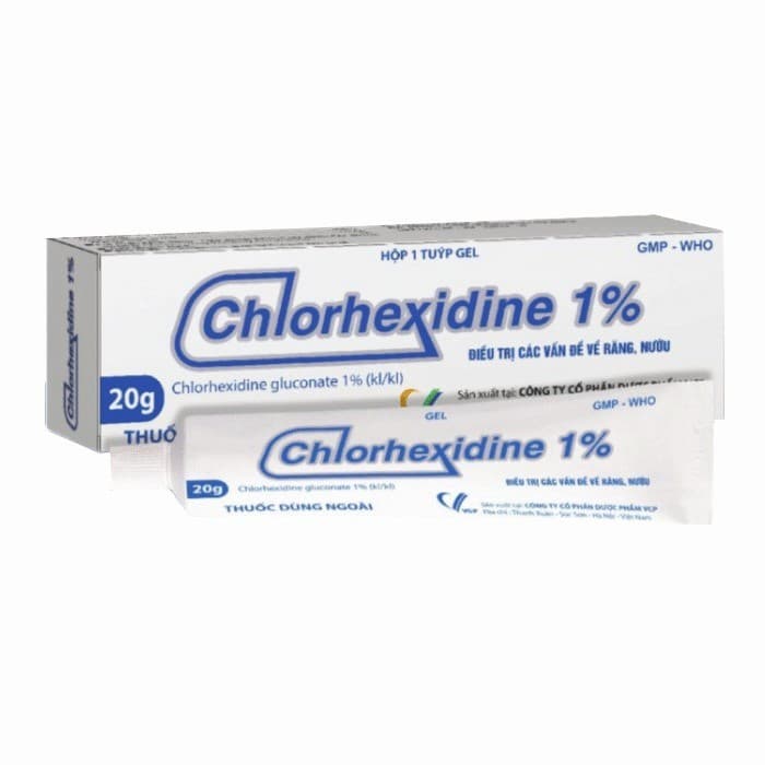 Kem Chlorhexidine có thể hỗ trợ kháng viêm giúp chân mày lên màu đẹp