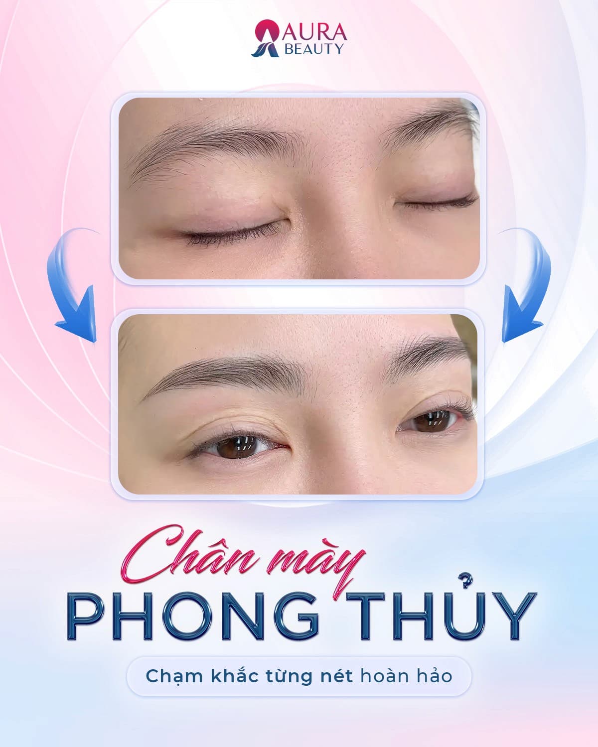 Dịch vụ Phun Mày Hairstroke tại Aura Beauty