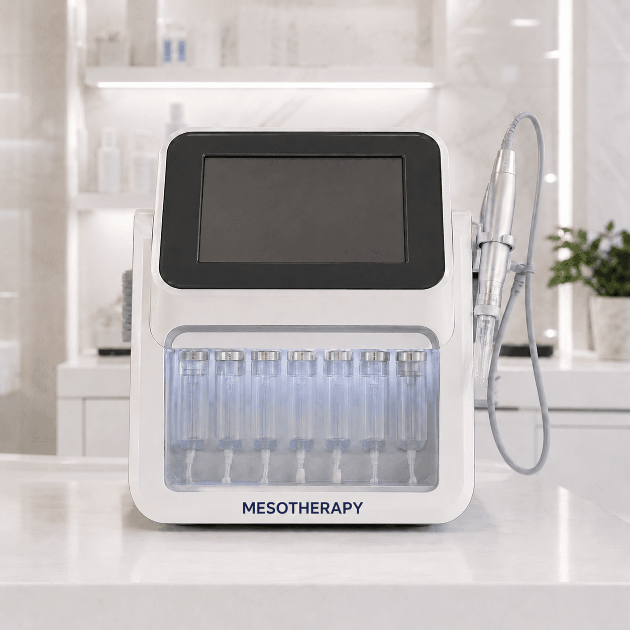 Máy Mesotherapy Cấy Tinh Chất tại Phòng khám Da liễu Thẩm mỹ Quốc tế Aura