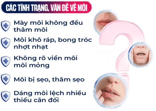 Các tình trạng và vấn đề về môi