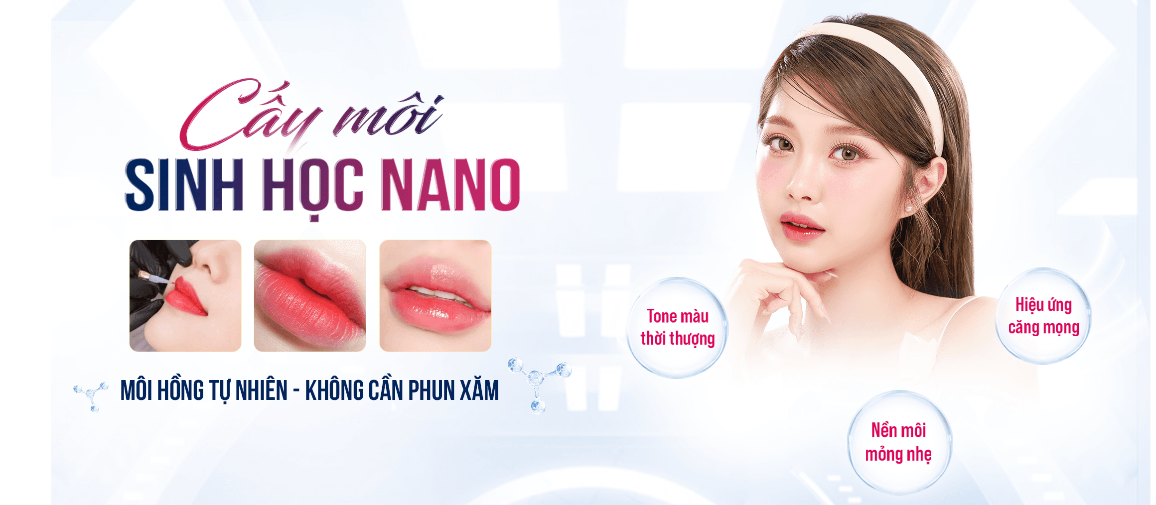 Cấy môi nano sinh học — Aura Beauty