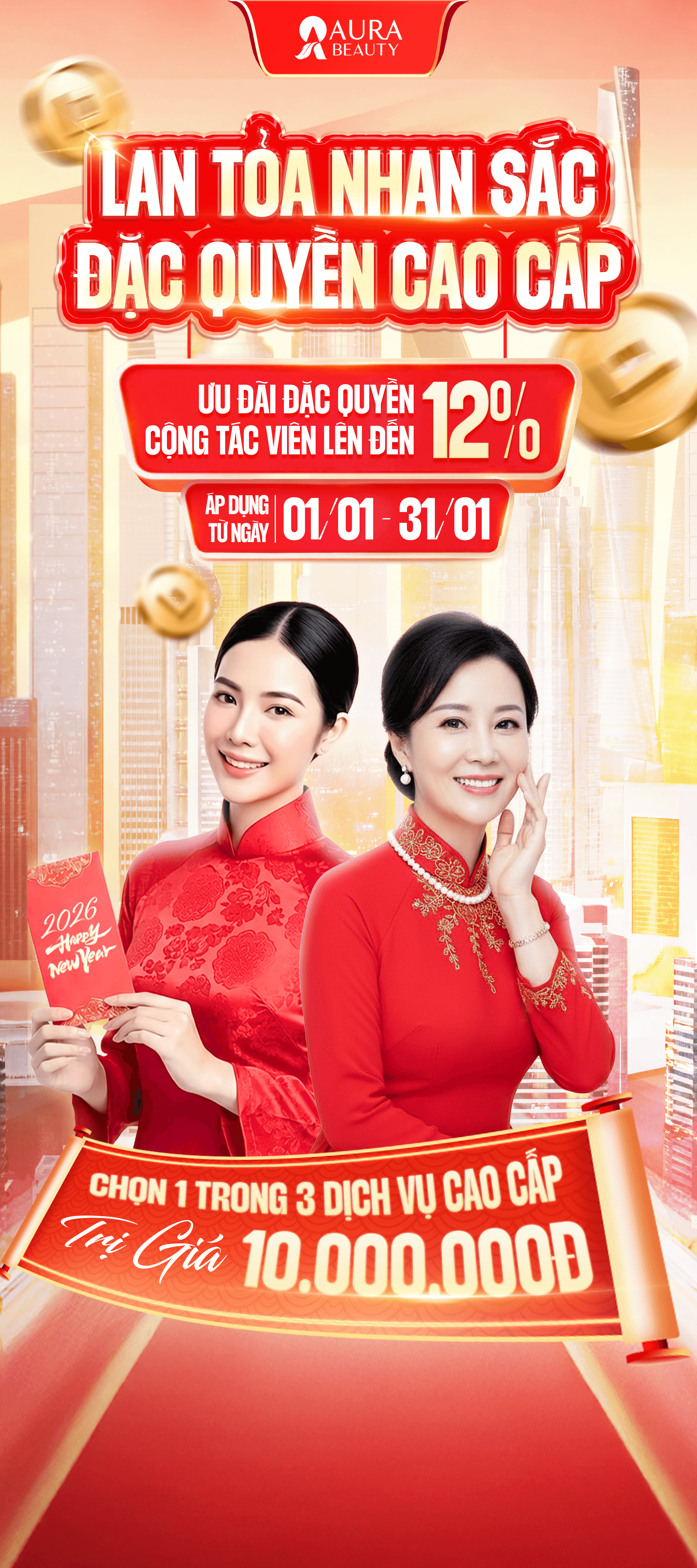 Ưu đãi Tết — Aura Beauty